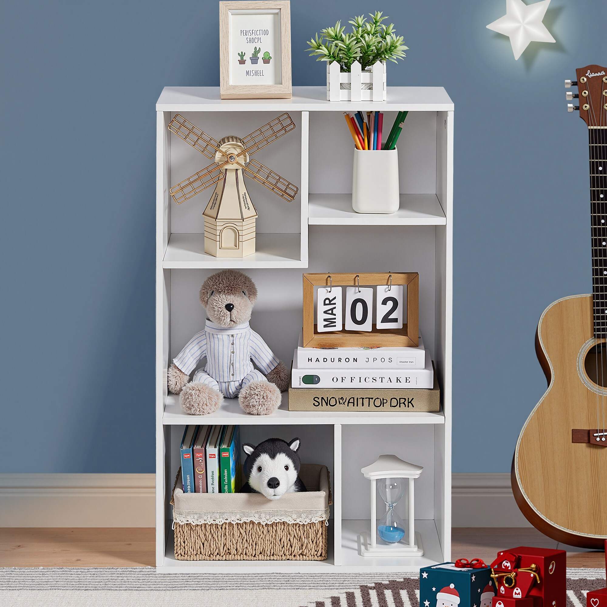 Vecelo LOE-B10-WHT bookcases - View #4