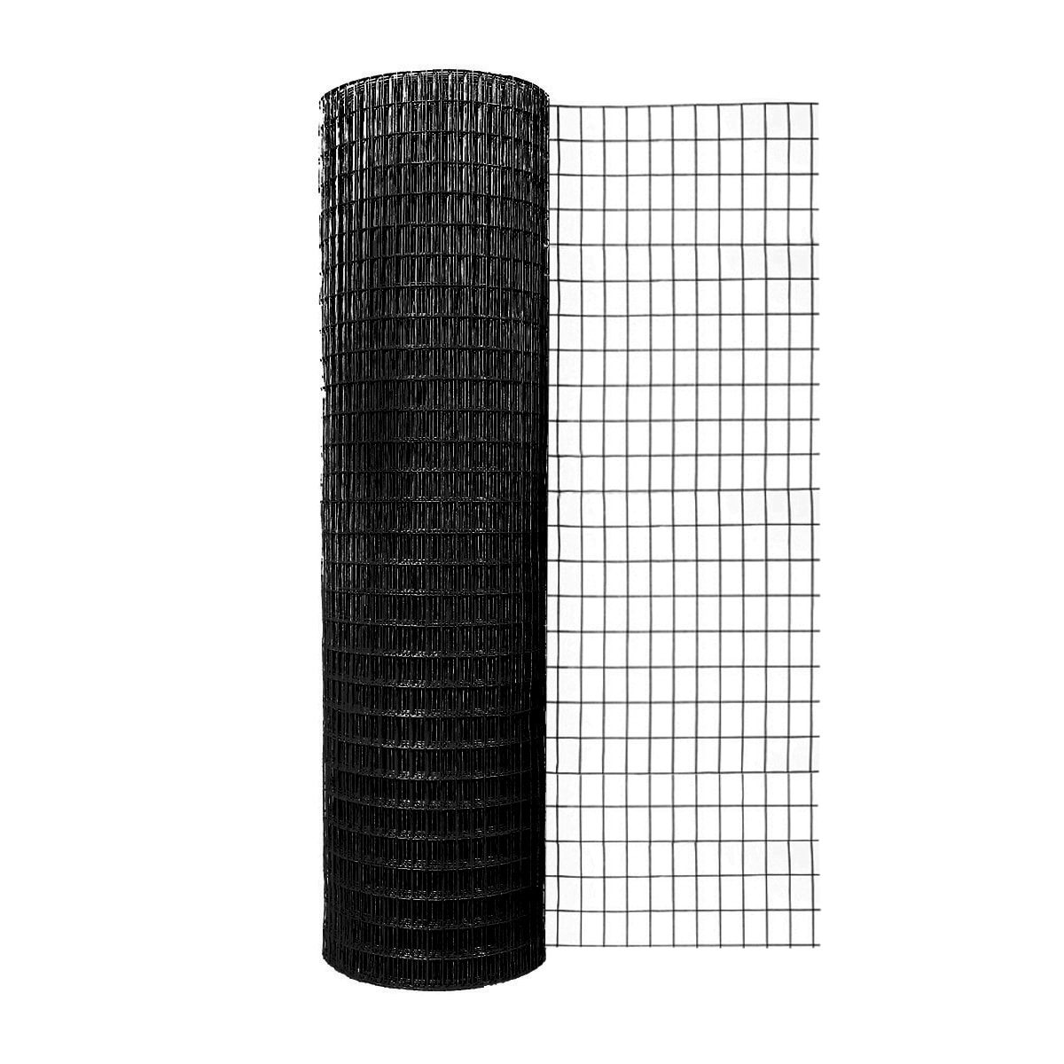 GARDEN CRAFT 700007 50-ft x 2-ft 16 -Gauge Black PVC coated steel Welded wire Rolled Fencing 2-in x 3-in - Mesh Size