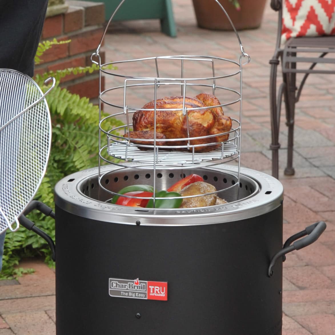 Turkey Fryer In The Accessories, Char Broil Big Easy Bunk Bed Basket
