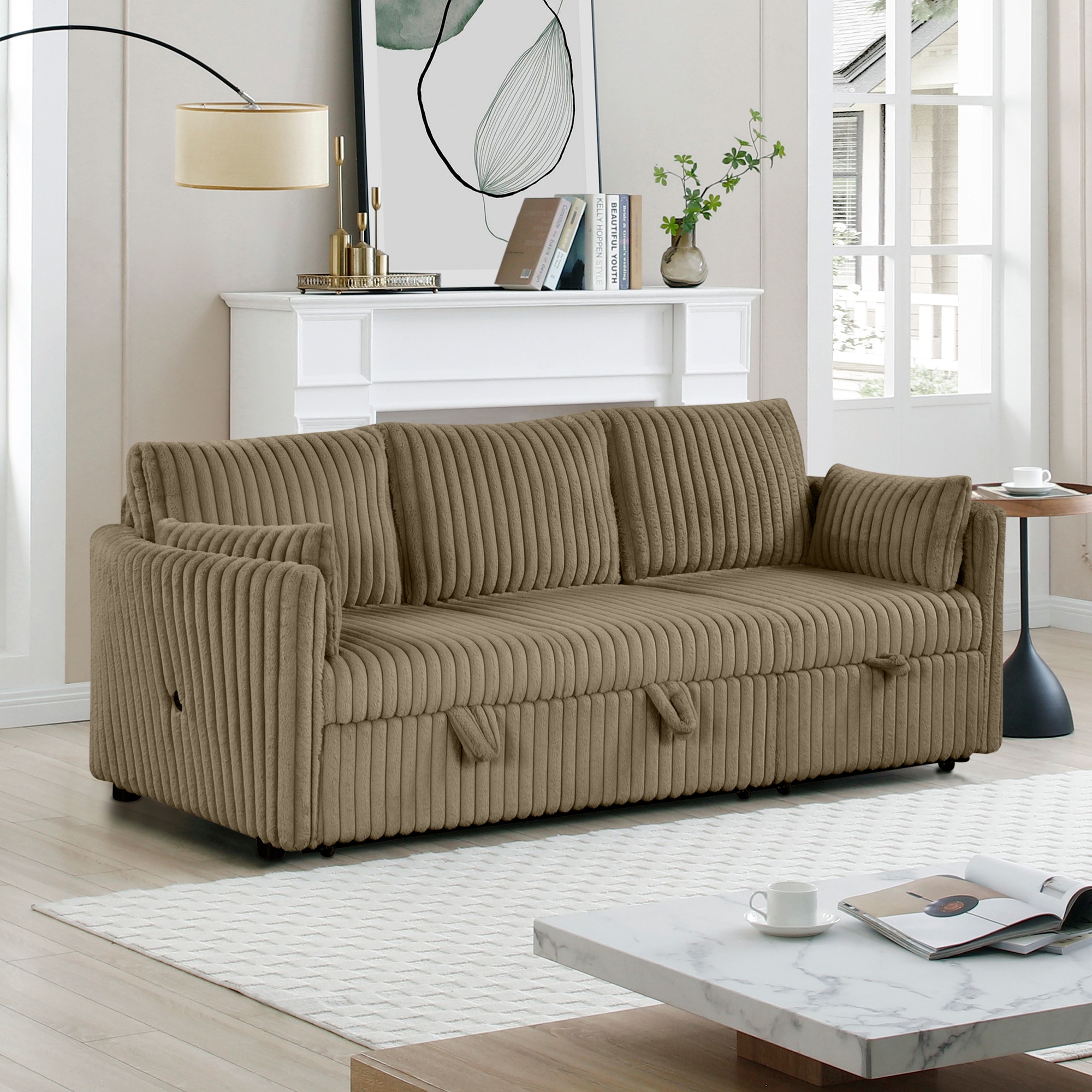 IHOMEadore MDSL64002BR-3SEAT Sofas-Loveseats - View #2