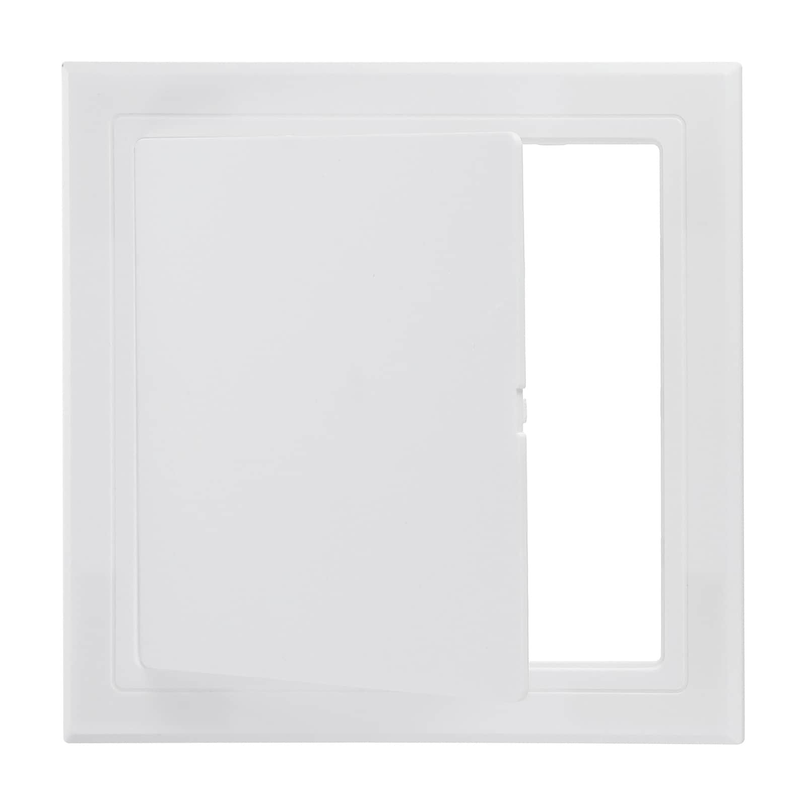 PATIKIL - 4x4-Inch(100x100mm) Self-Adhesive Access Panel ABS Plumbing Access Doors Easy Wall Hole...