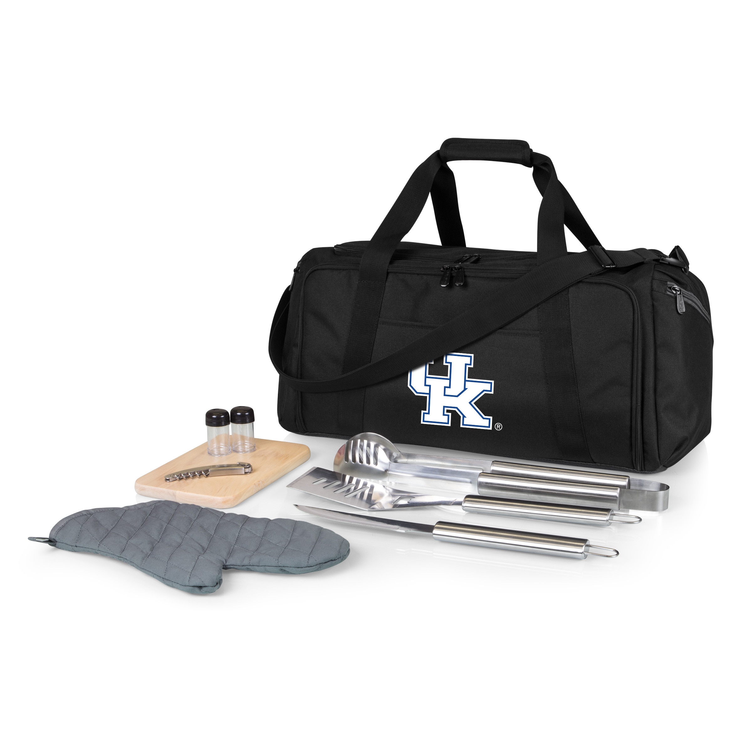 Picnic Time Stainless Steel 9-Piece Grilling Accessory Kit with Heat-Sealed Interior Liner and Multiple Storage Pockets 757-06-175-264-0 Sansujyuku sansujyuku.com