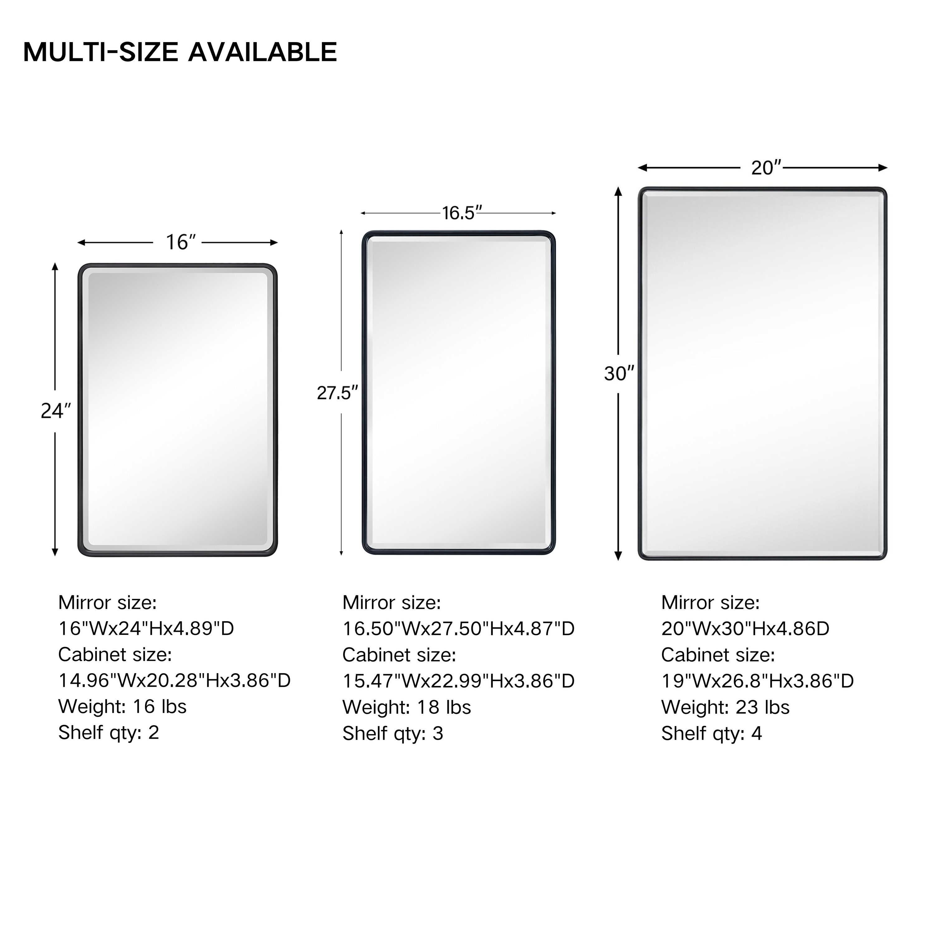 TEHOME GC-00766 Bathroom-Medicine-Cabinets - View #5