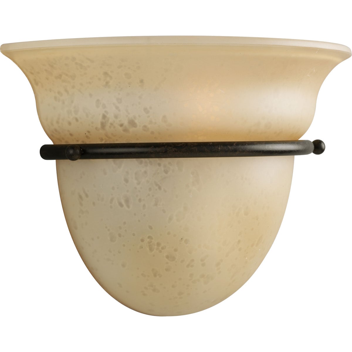Progress Lighting P7181-77 Torino 9.5-in W 1 -Light Bronze Transitional Wall Sconce