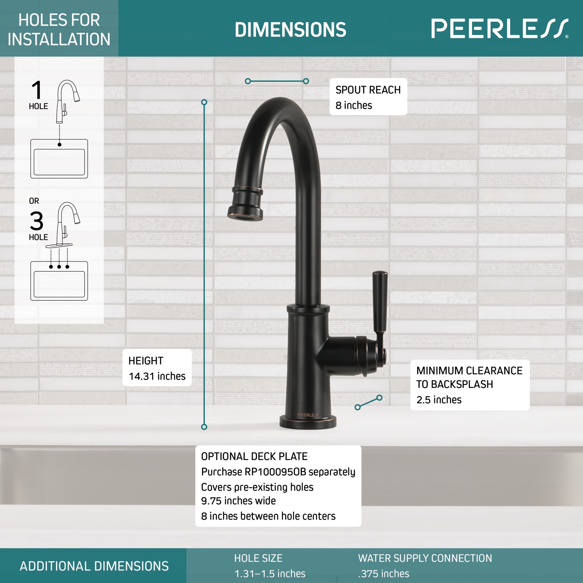 Peerless P1923LF-OB Kitchen-Faucets - View #5