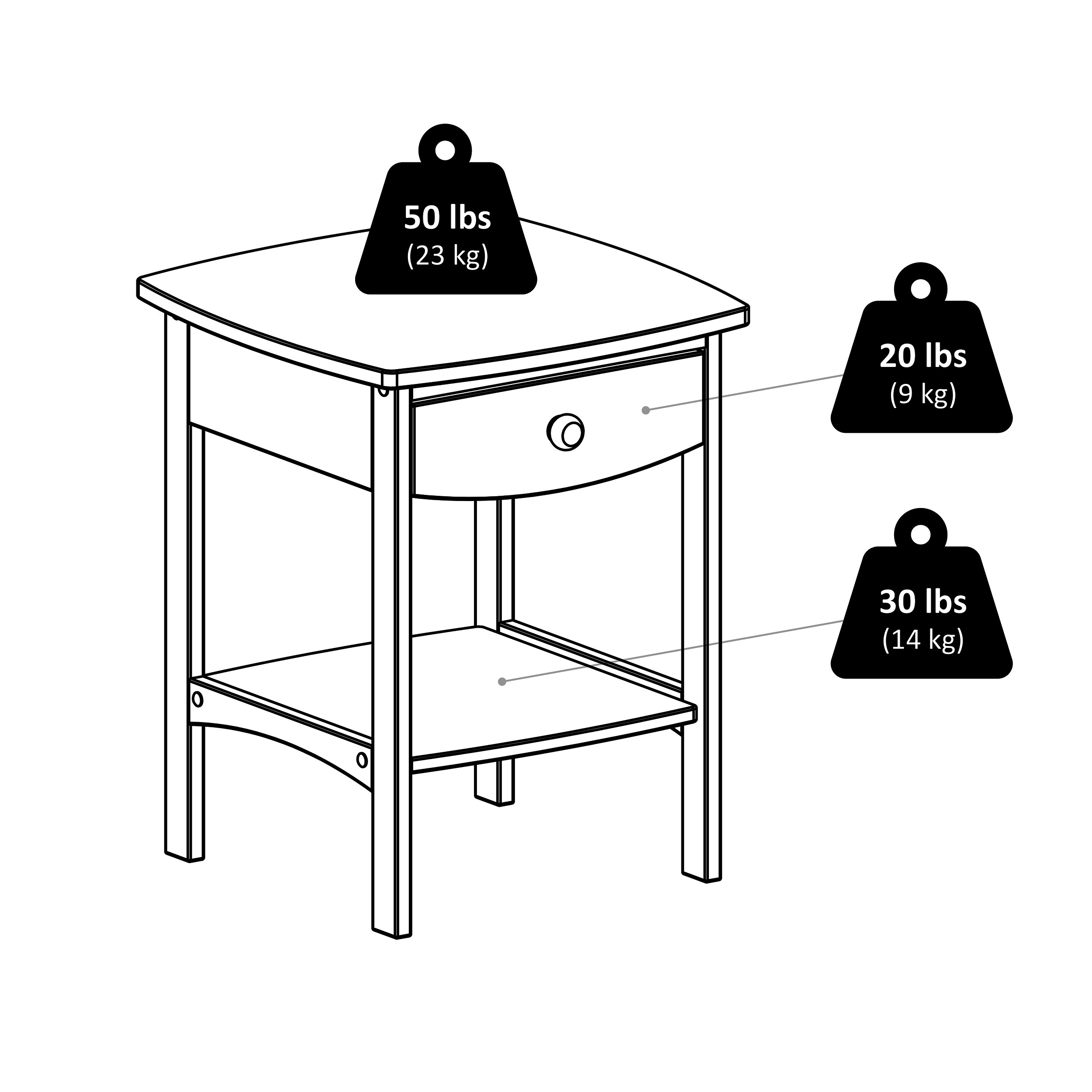 Winsome Wood 82218 nightstands - View #11