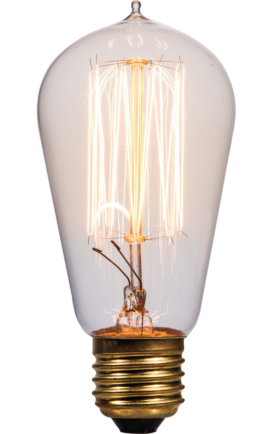 Litex Vintage ST18 Warm White Medium Base (e-26) Dimmable Light Bulb At ...