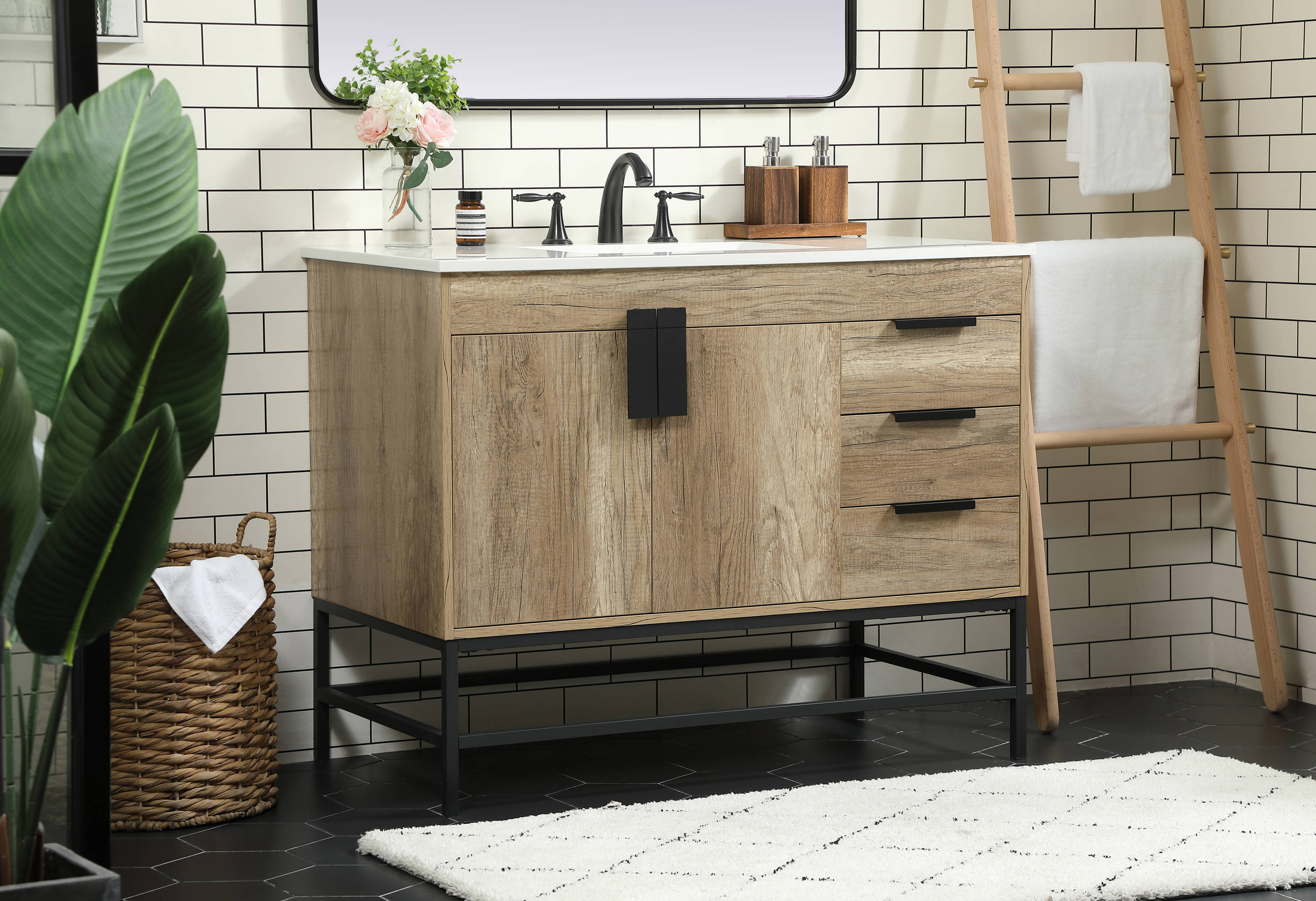 Elegant Decor HF146526NT Bath-Vanity-Combo - View #3