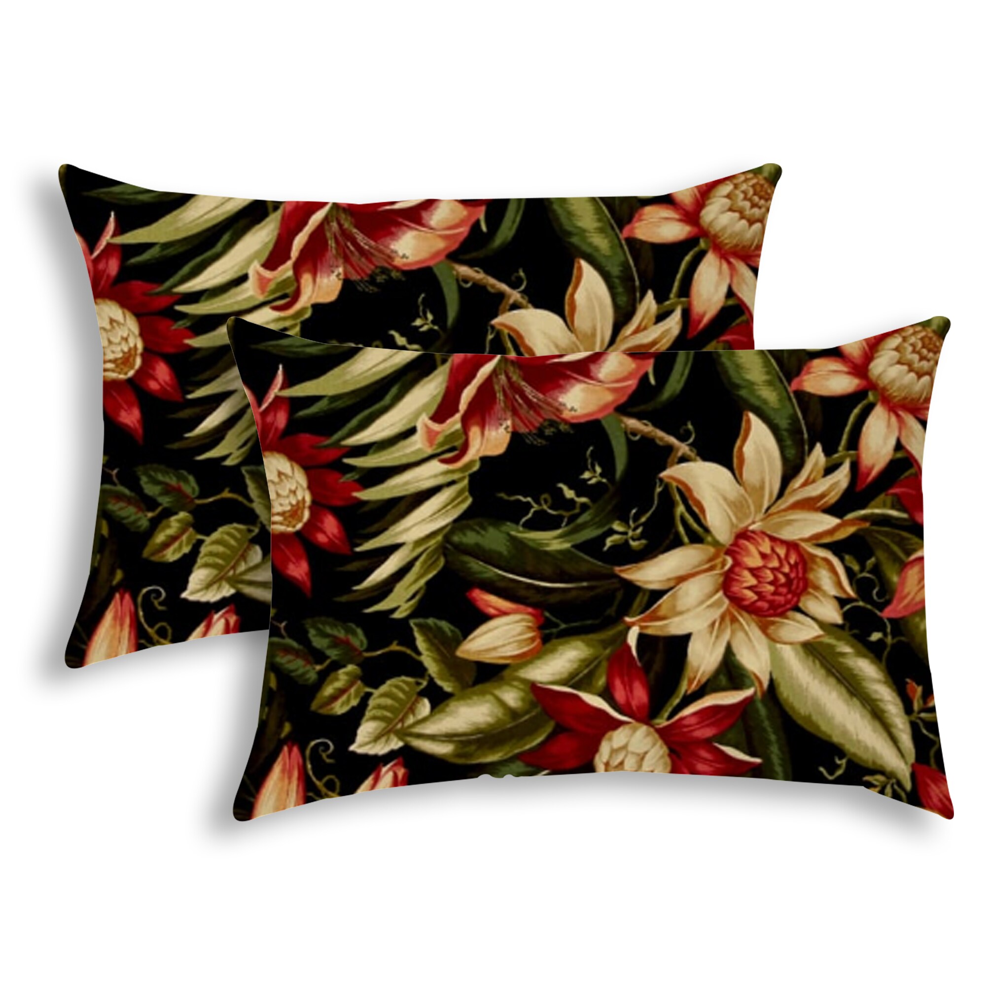 deep red pillows