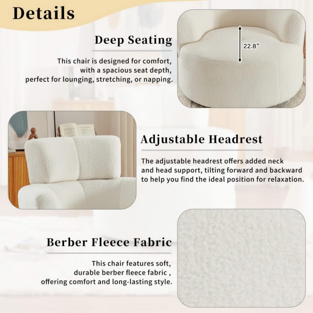 Coolbibila ASPEN-CHAIR-CREAM chairs - View #7
