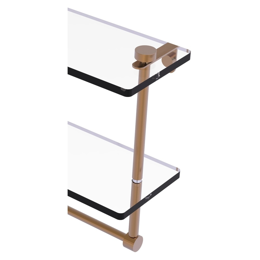 Allied Brass NS-2/22TB-BBR Bathroom-Shelves - View #2