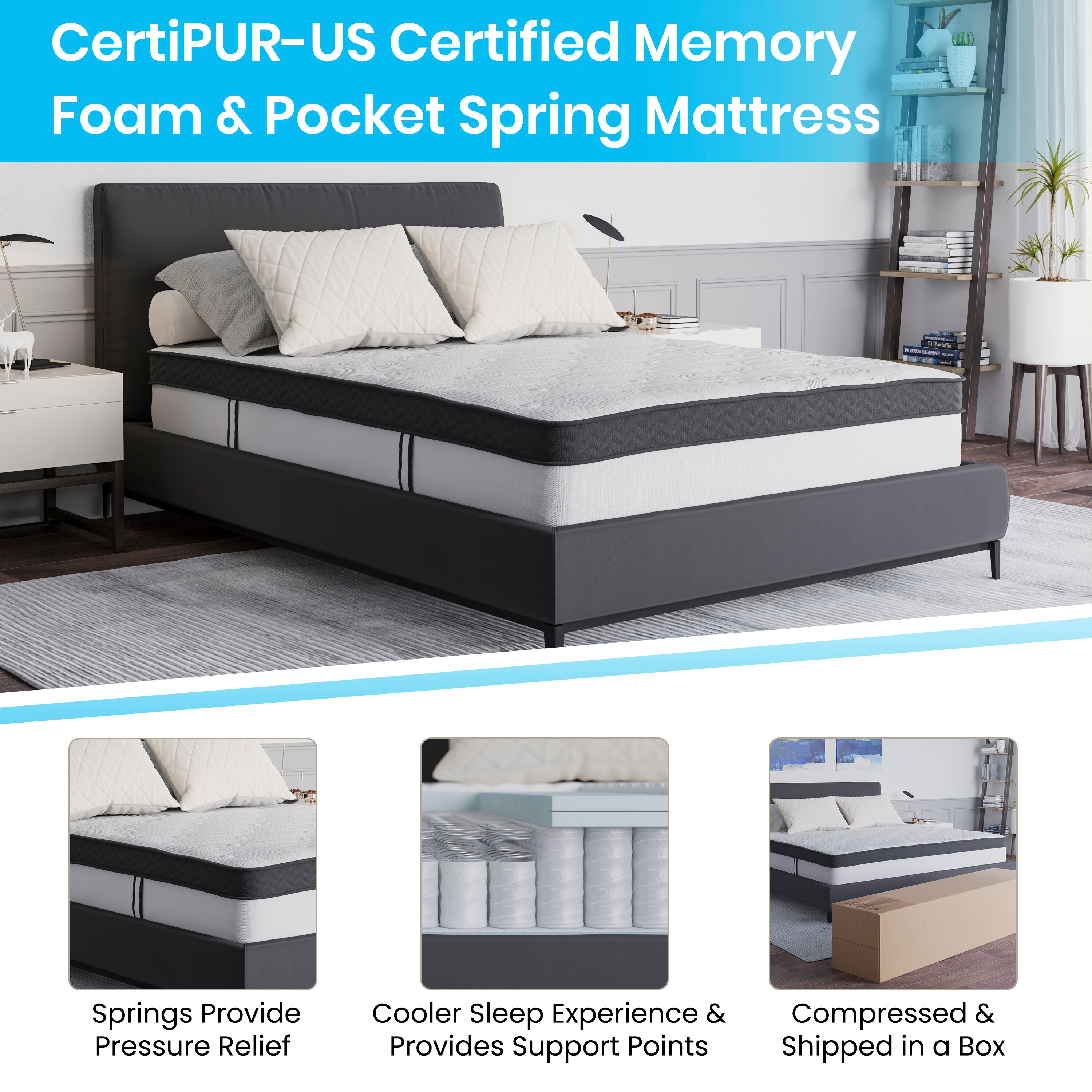 Flash Furniture 889142870203 Mattresses-Boxsprings - View #7