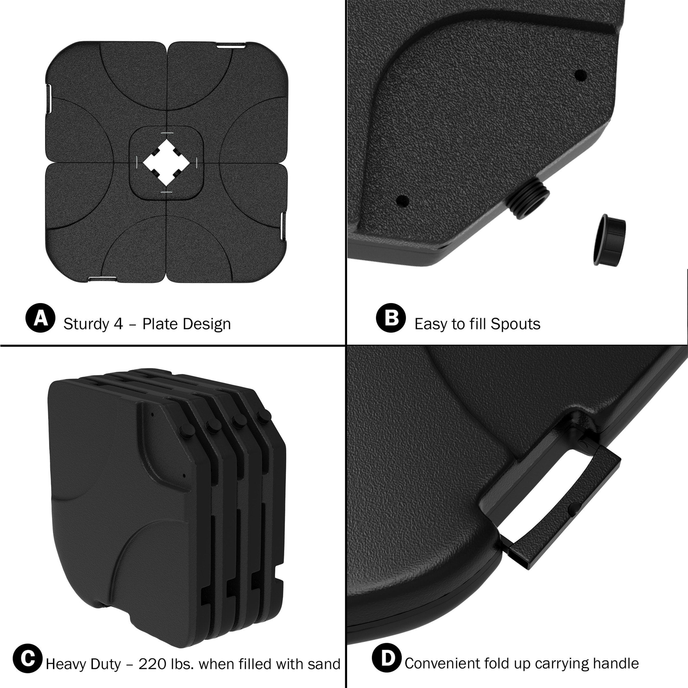 Nature Spring 893114JNV Umbrella-Bases - View #4