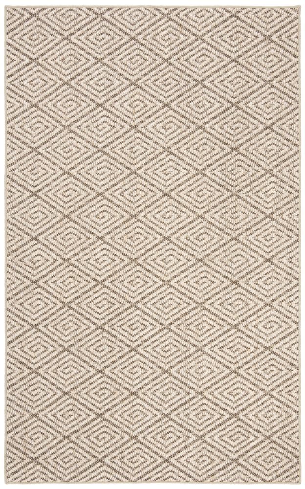 Safavieh PAB360B-5 Palm Beach Whirl 5 x 8 (ft) Loomed Sisal Beige/Brown Rectangular Indoor Trellis Coastal Area rug