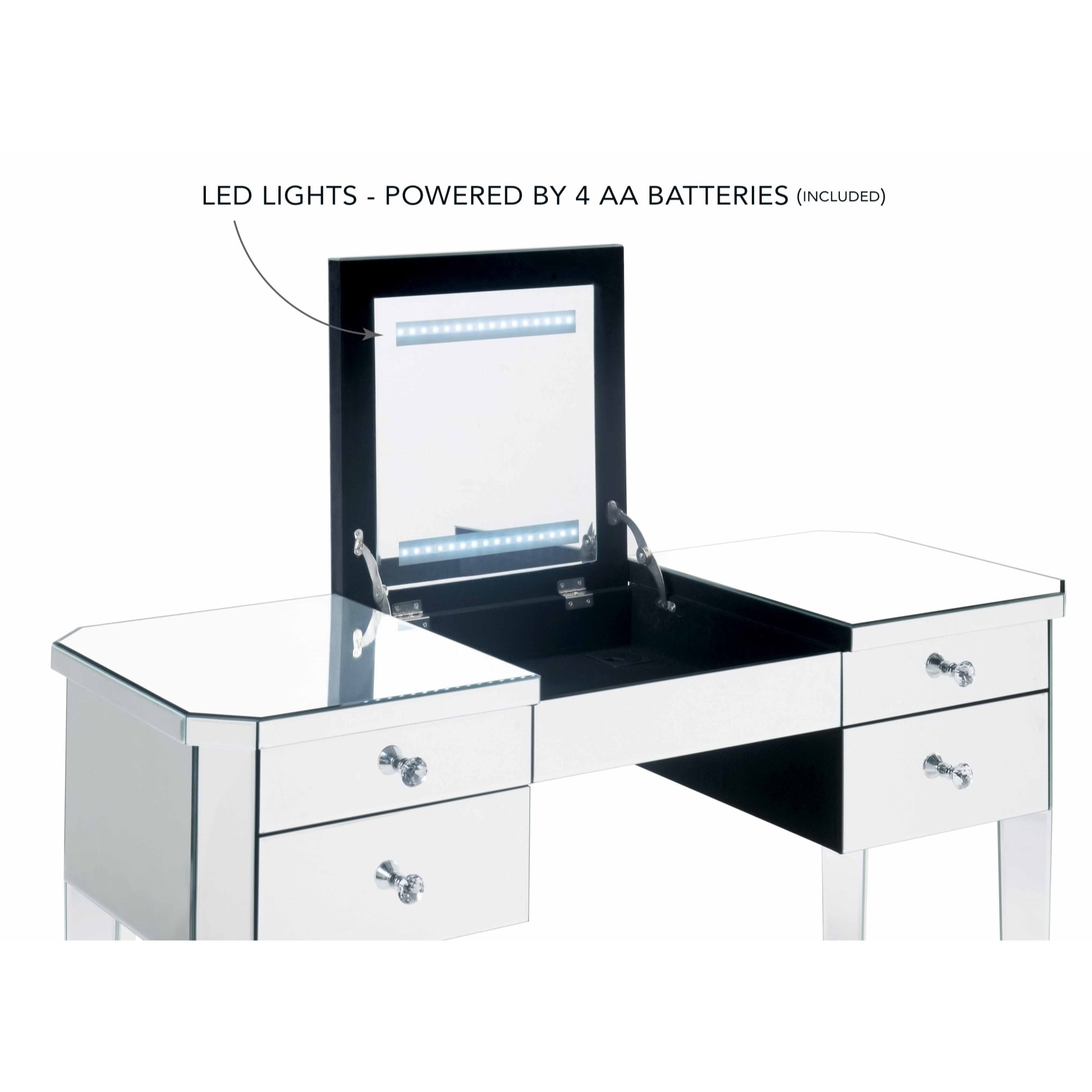 Inspired Home JF98-07NC-LS Bedroom-Vanities - View #4