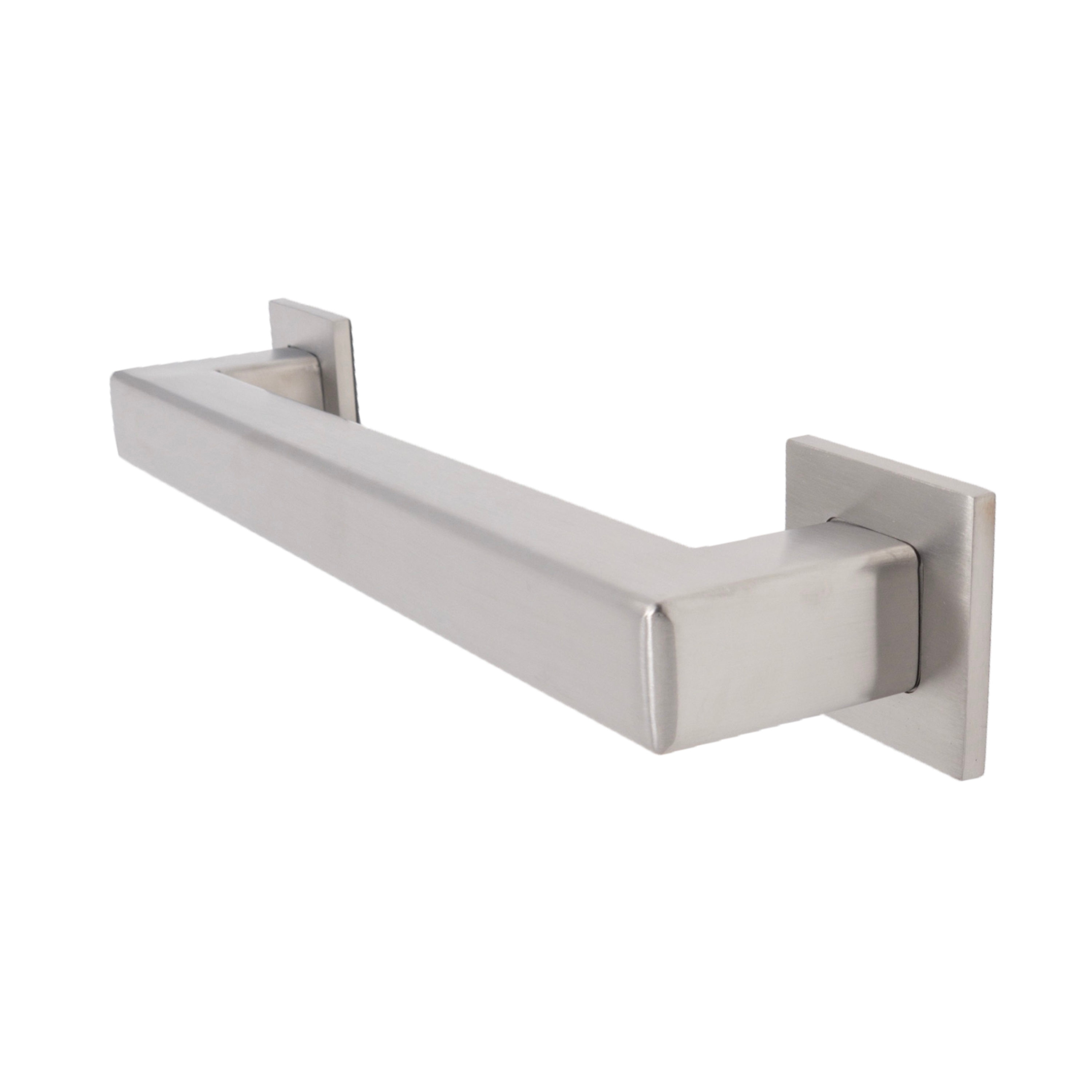 Preferred Bath Accessories 8024-SS Squared 24-in Satin Stainless Wall mount ADA Compliant Grab Bar ( 300-lb Weight Capacity )