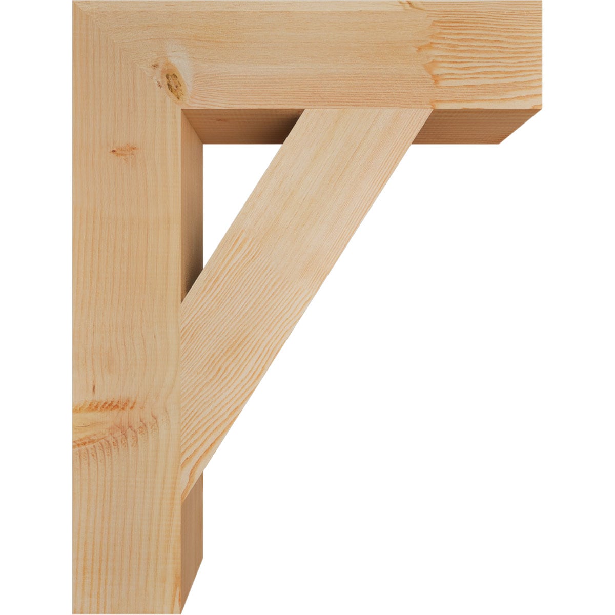 Ekena Millwork BKT06X26X34TRA05SDF Exterior-Brackets-Braces - View #3