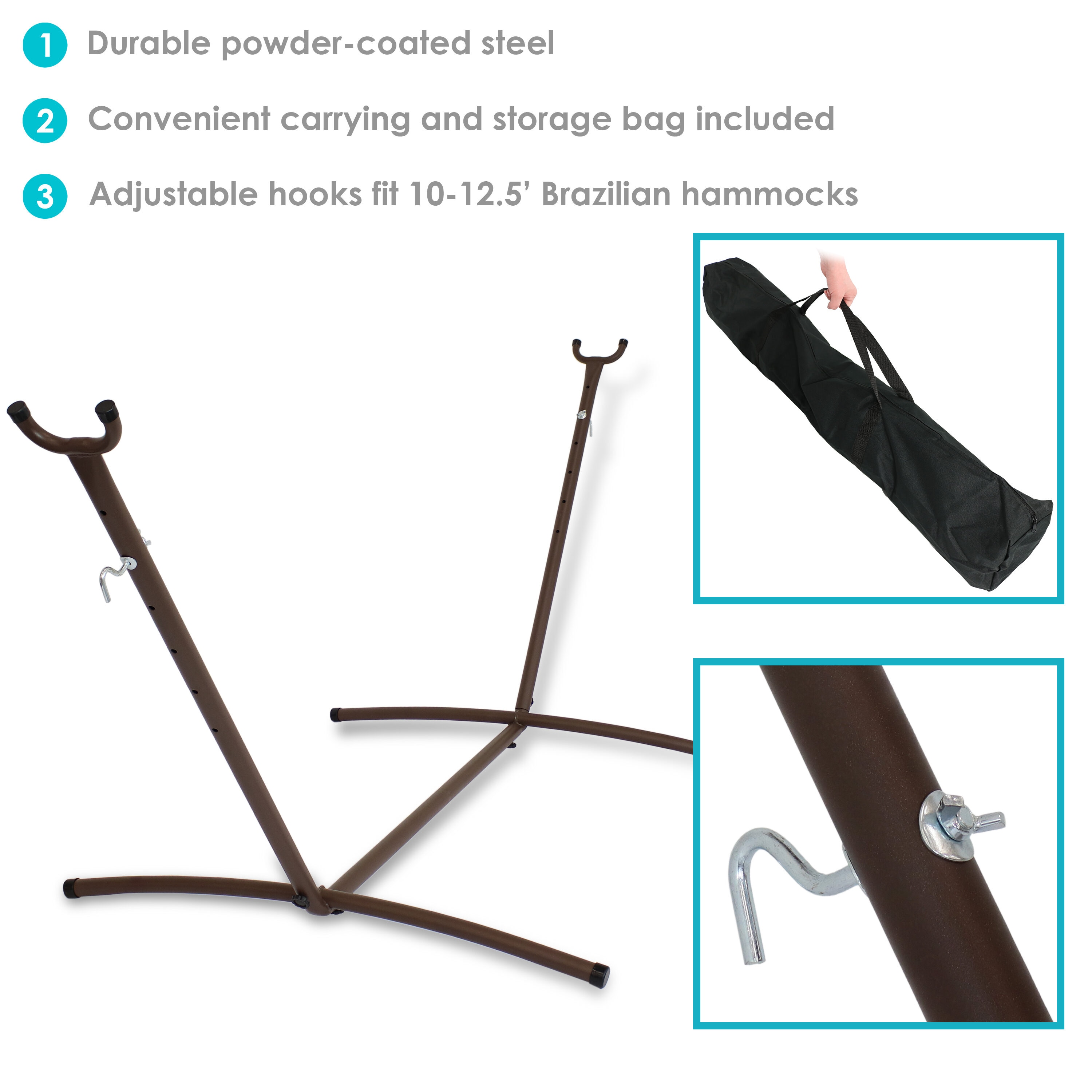 Sunnydaze Decor UN9HS-BRONZE Hammock-Stands - View #3