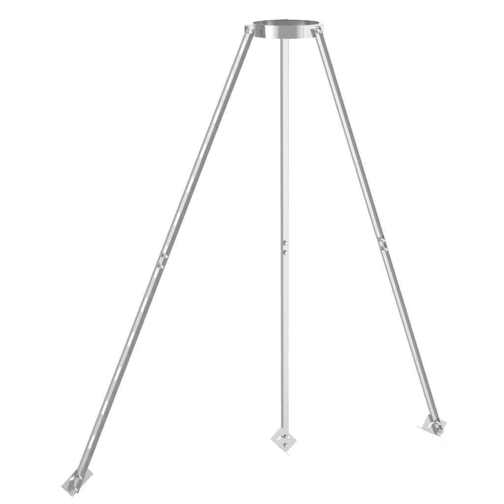 Aoibox  Adjustable Stainless Steel Chimney Roof Support Bracket Kit 6 in Height Range Triangle Design