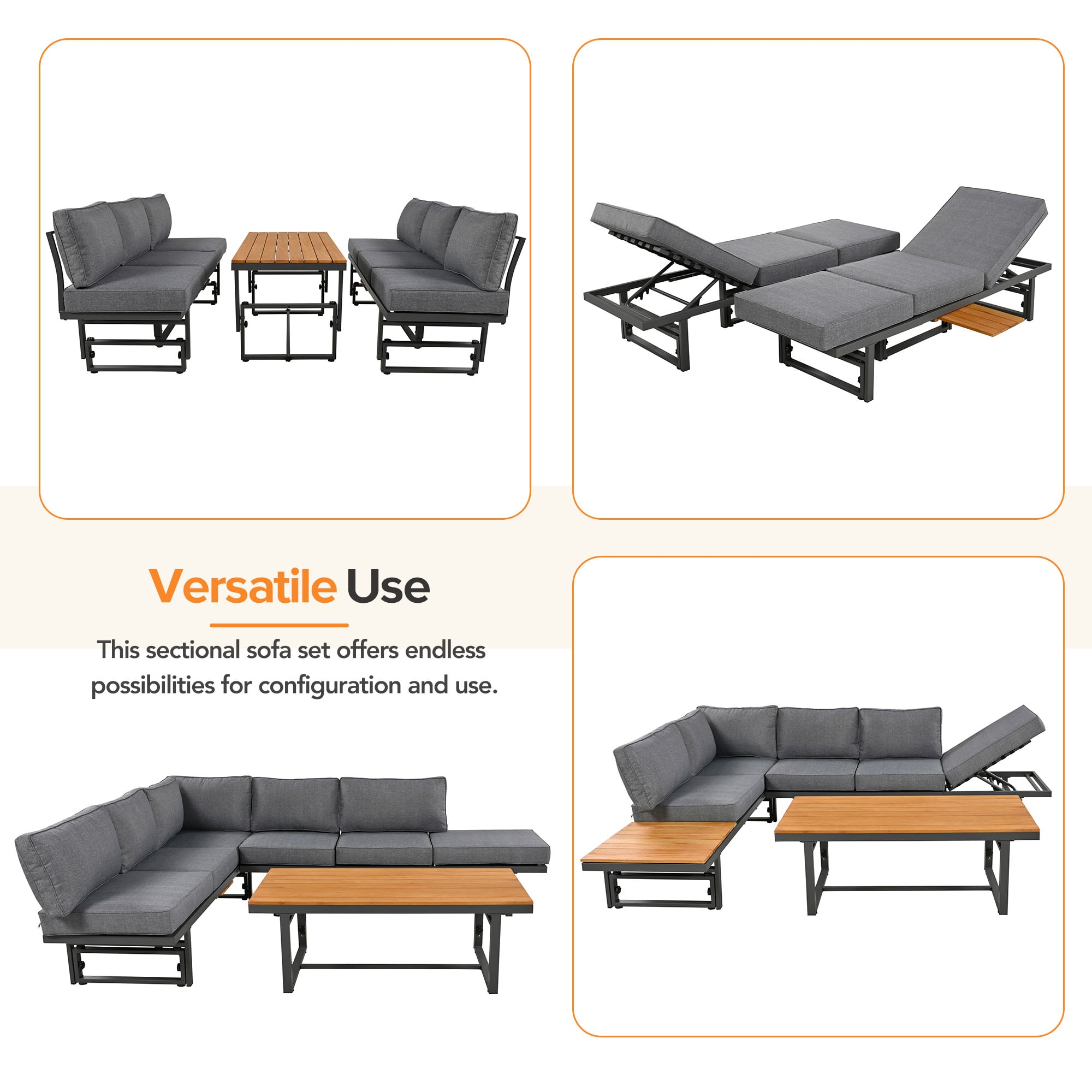 Bayfeve BFTM-5E-PCS Patio-Conversation-Sets - View #7