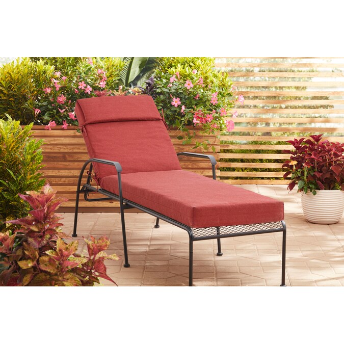 Allen Roth Red Canvas Patio Chaise Lounge Chair Cushion In The Furniture Cushions Department At Com - Allen And Roth Red Patio Cushions Allen Roth Red Canvas Patio Chaise Lounge Chair Cushion In The Furniture Cushions Department At Com - Allen And Roth Red Patio Cushions