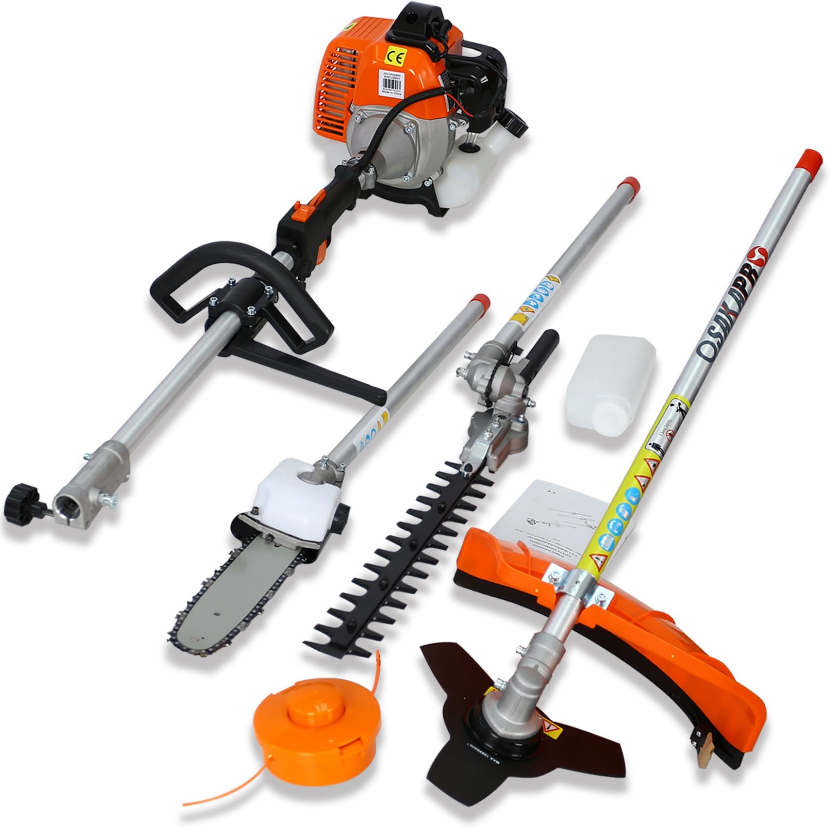 Siavonce XH36699 2-cycle 10-in Straight Shaft Attachment Capable Gas String Trimmer