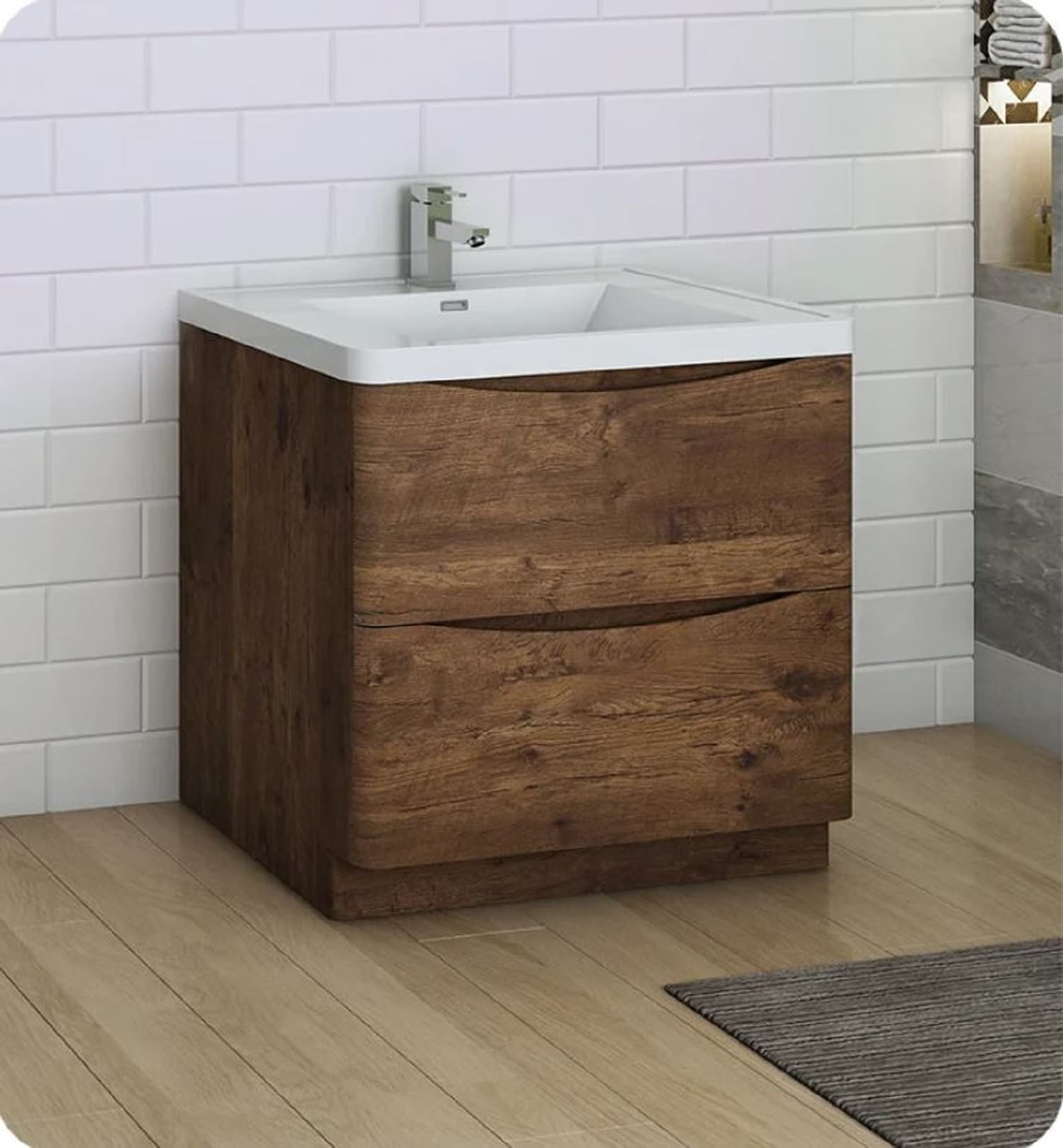 Fresca FCB9132RW-I Bath-Vanity-Combo - View #3