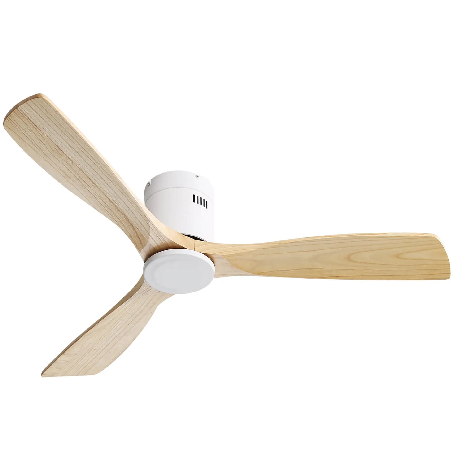  52LSP145929WH NatureGrove 52-in White with Matte Blades Ceiling Fan Without Light - Remote Included ( 3 -Blade )