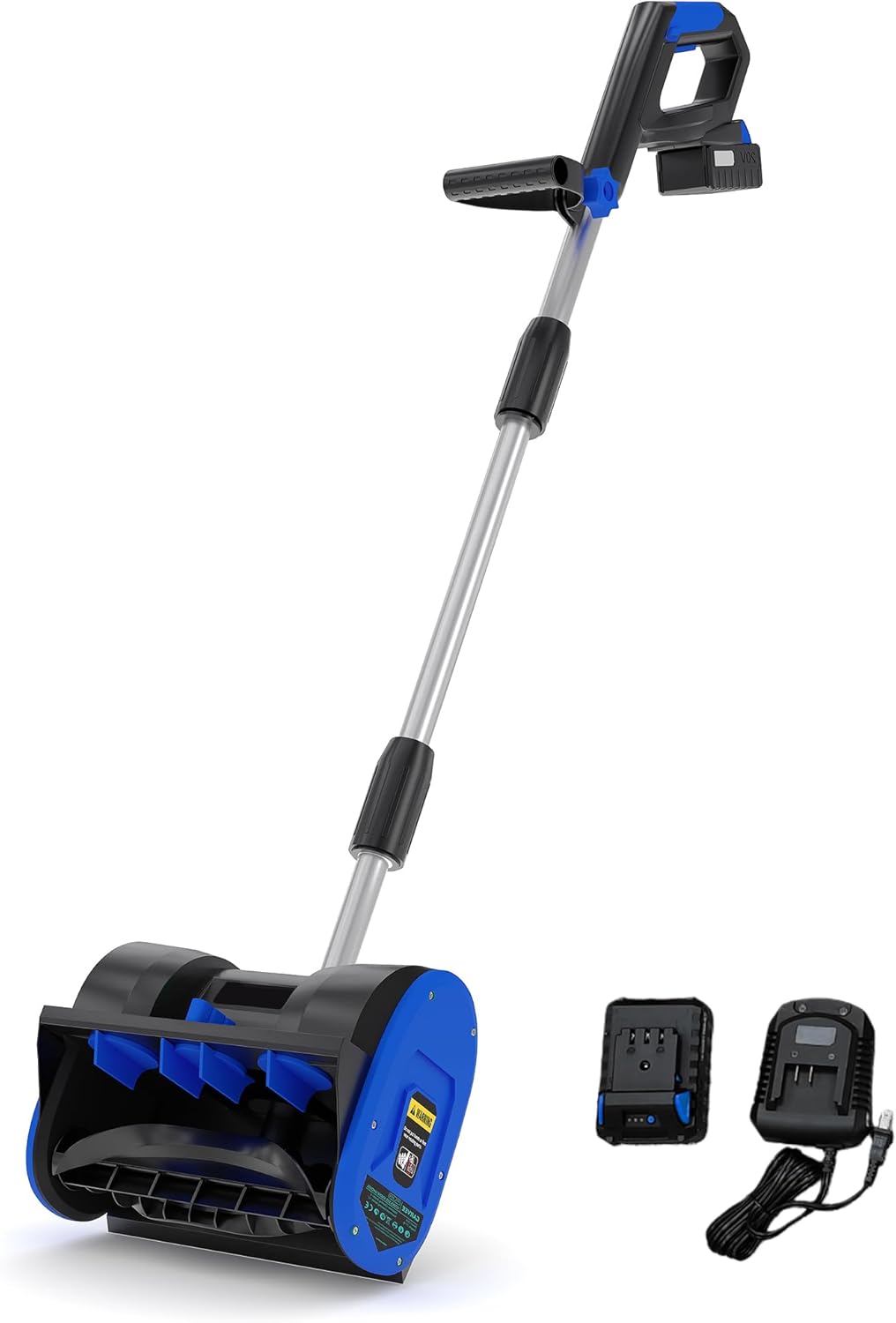 IdealHouse - Electric Snow Shovel Cordless Snow Blower with 20v 4Ah Battery and Charger Brushless...