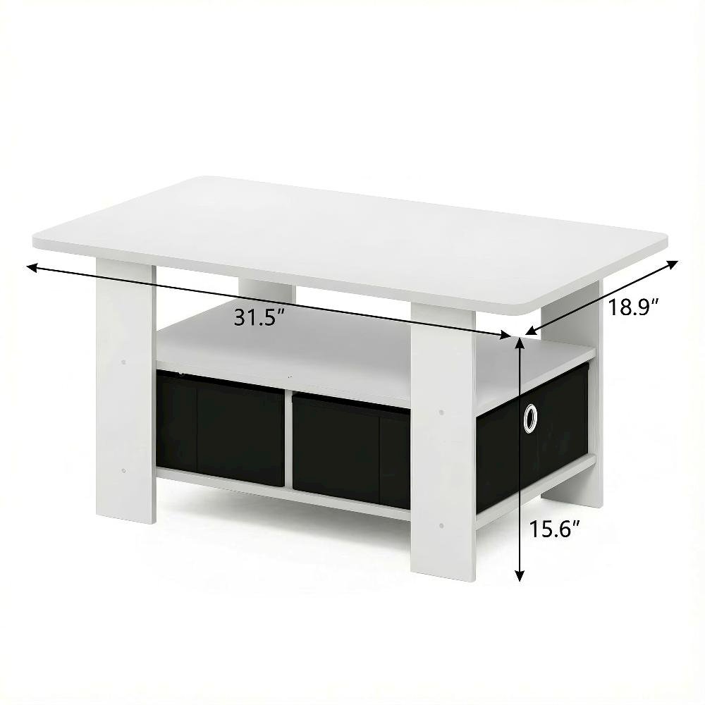 FurniFact BO3466277WHT Coffee-Tables - View #4