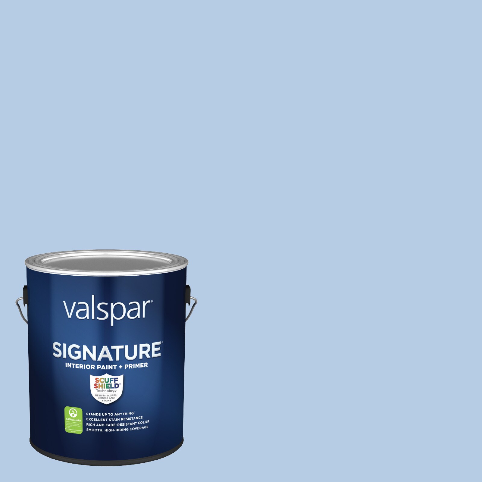 Valspar 4006-7B-773958 Signature Semi-gloss Utterly Blue 4006-7B Latex Interior Paint Paint + Primer ( 1-gallon )