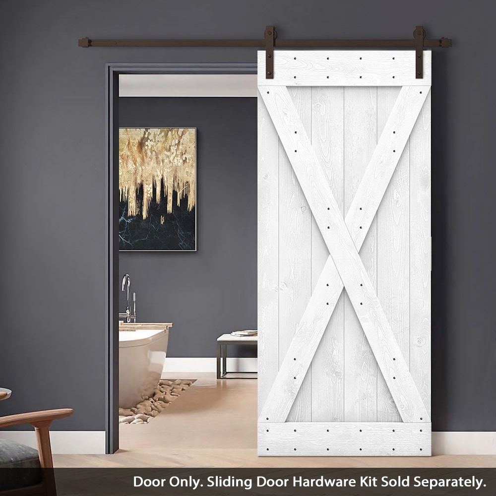 CALHOME DOOR-ASM-X42WT Barn-Doors - View #2