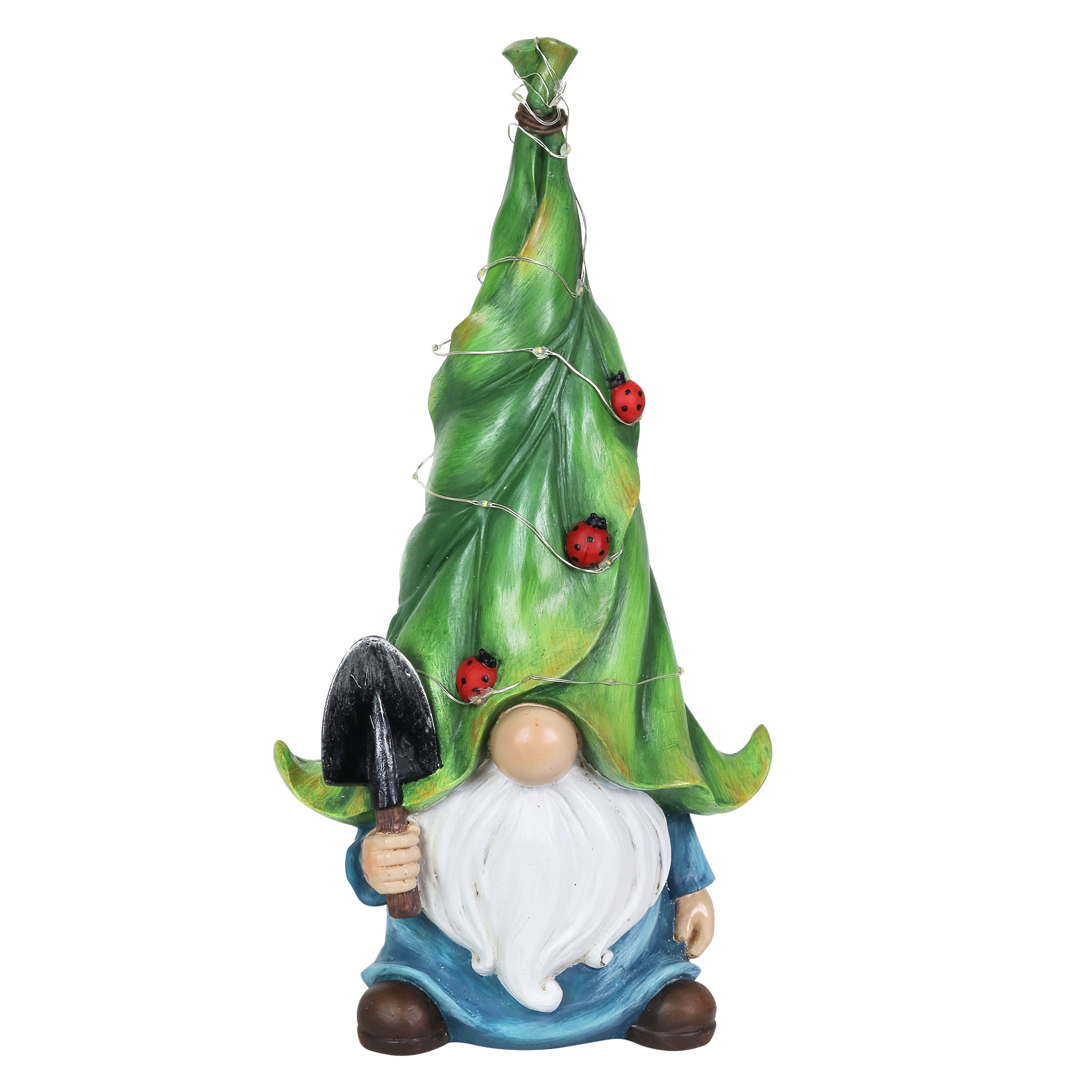 Exhart 71760-RS 13.7-in H x 6.93-in W Multiple Colors/Finishes Gnome Garden Statue