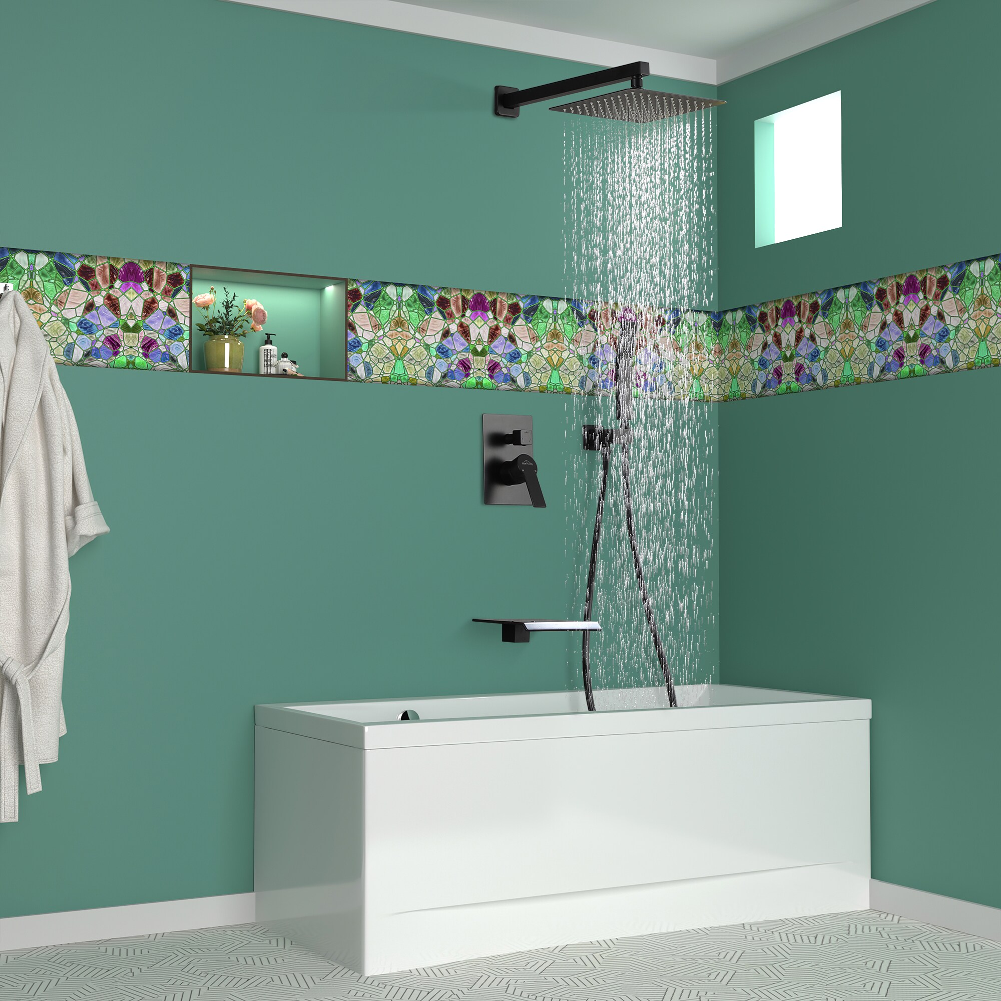 Clihome CSMD-BS880-18B10 Showerhead-Bar-Panels - View #4