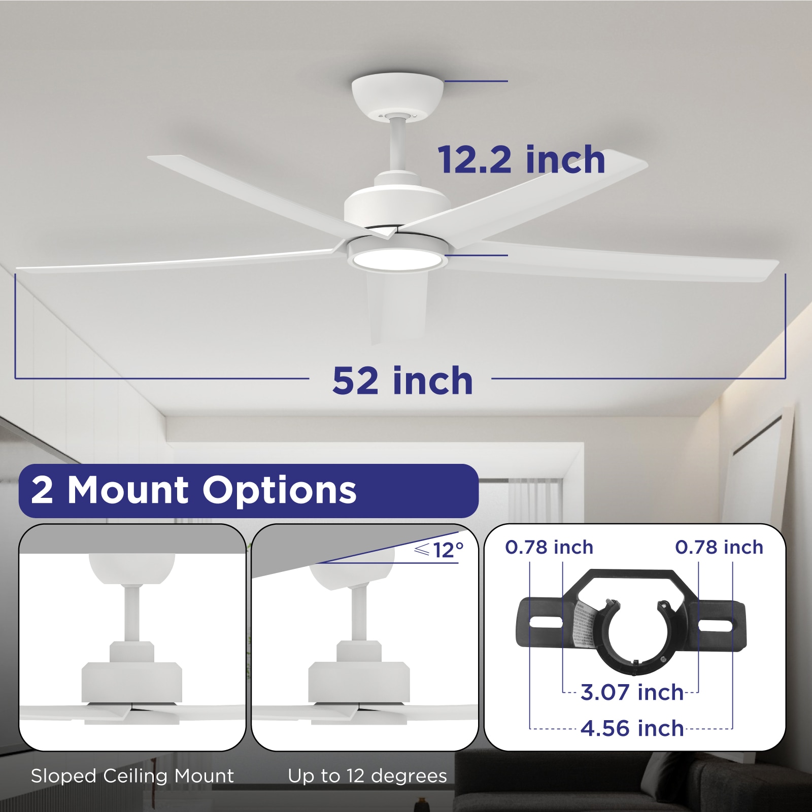 TALOYA TLY-WF-WE-D52 Ceiling-Fans - View #2