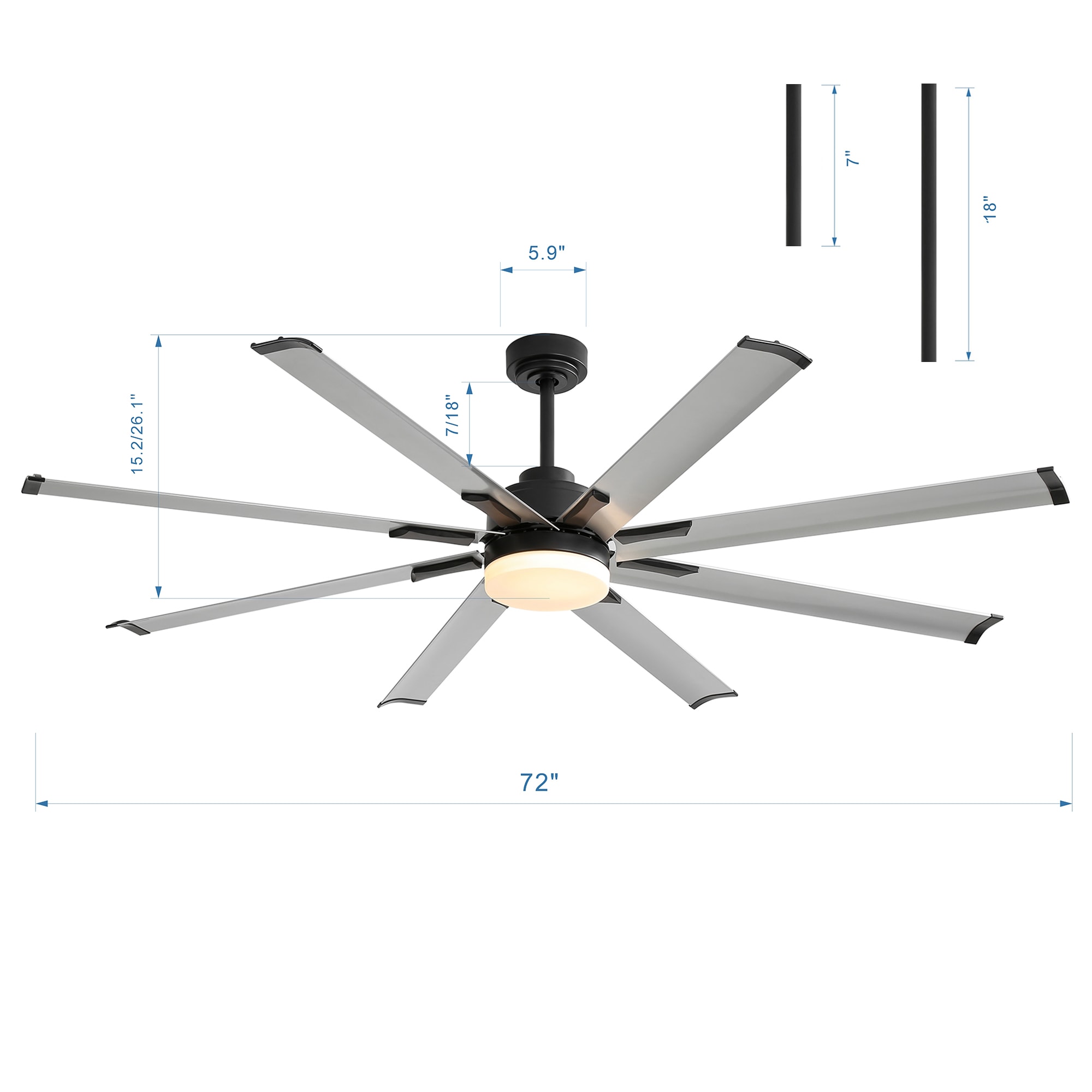 Breezary 27020-BK Ceiling-Fans - View #11