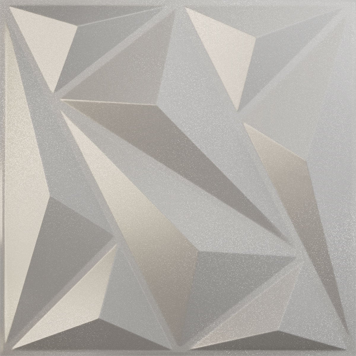 Ekena Millwork WP20X20MQASV 19-5/8-in x 19-5/8-in Embossed Textured Metallic Silver PVC Wall Panel