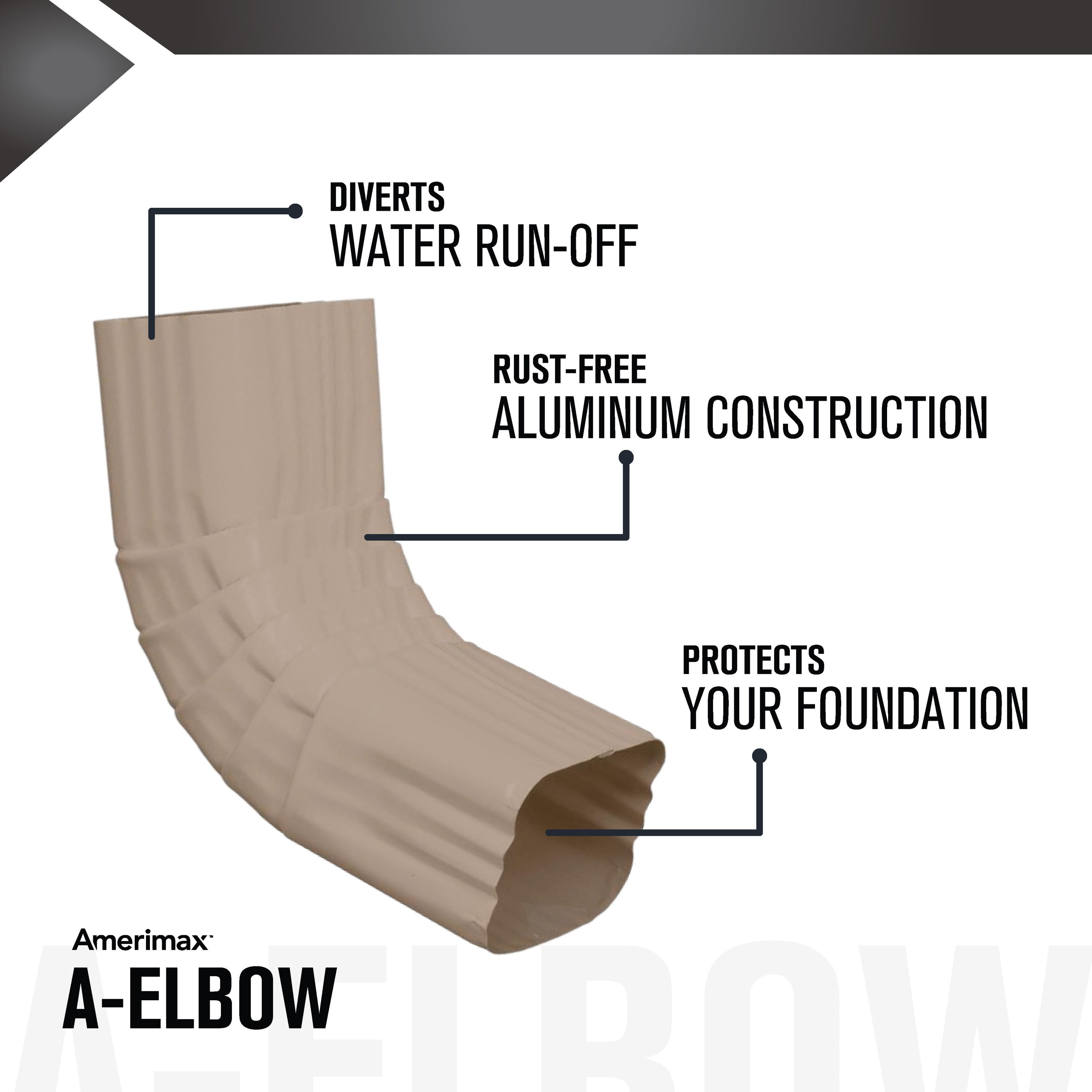 Amerimax 25064079 Downspout-Components - View #2