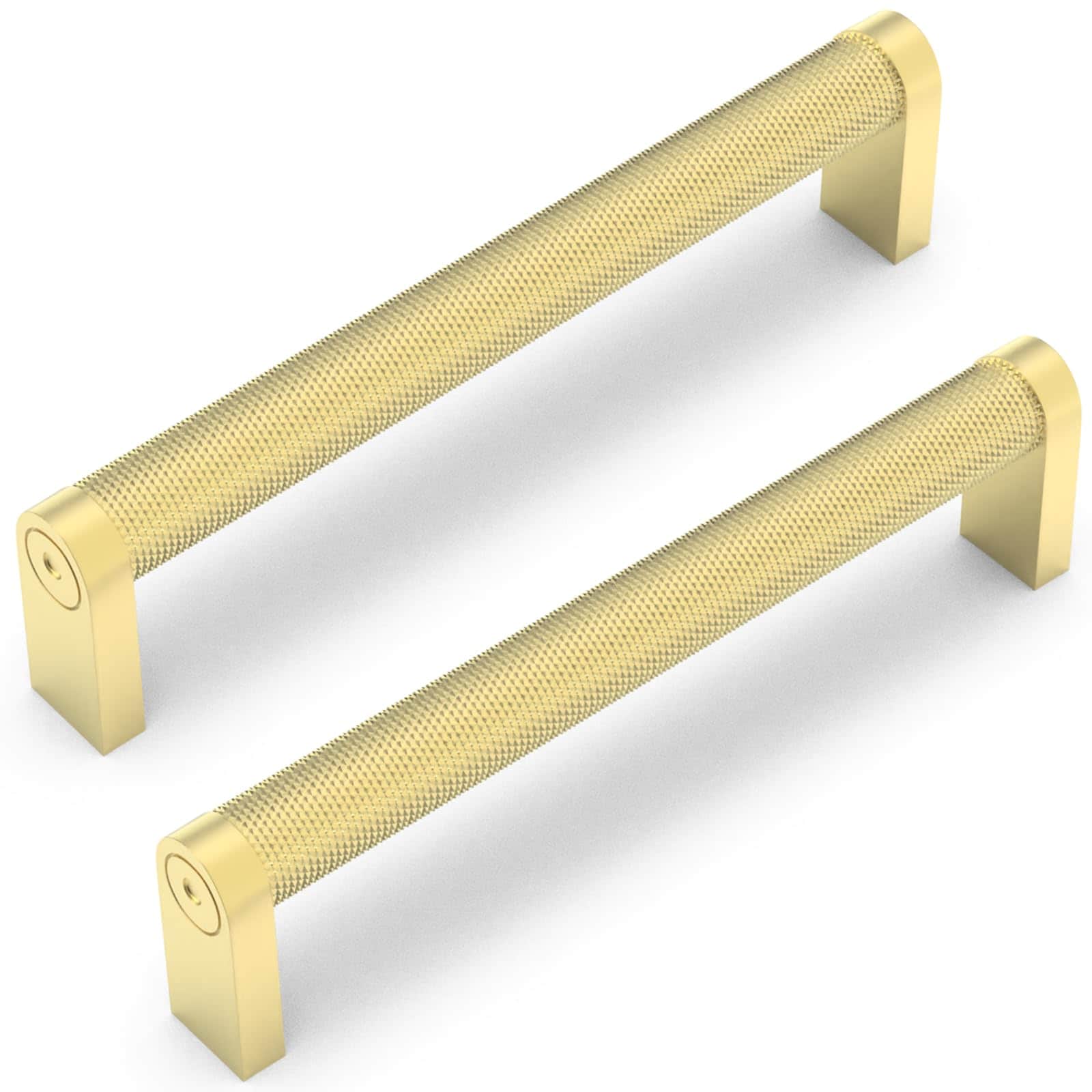 YGCTFX Knurled Cabinet Pulls and Drawer Hardware Kitchen Handles
