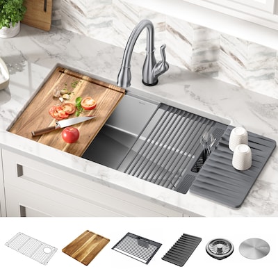 Drainboard Kitchen Sinks At Lowes Com