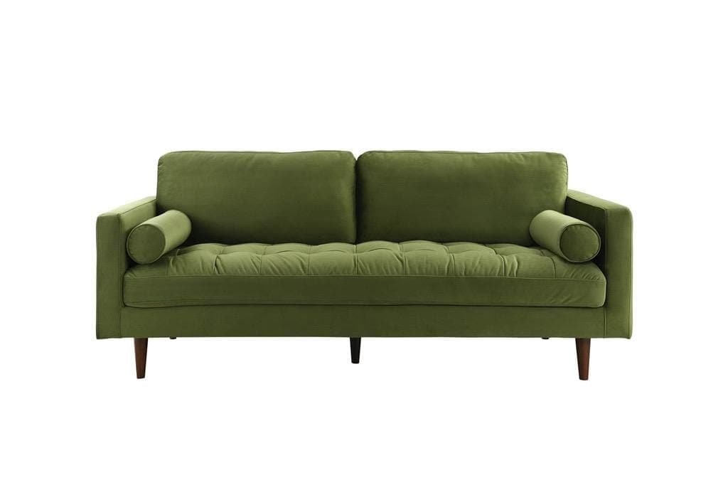 Buy Springfield 3 Seater Fabric Sofa (Light Olive Green)Online- At
