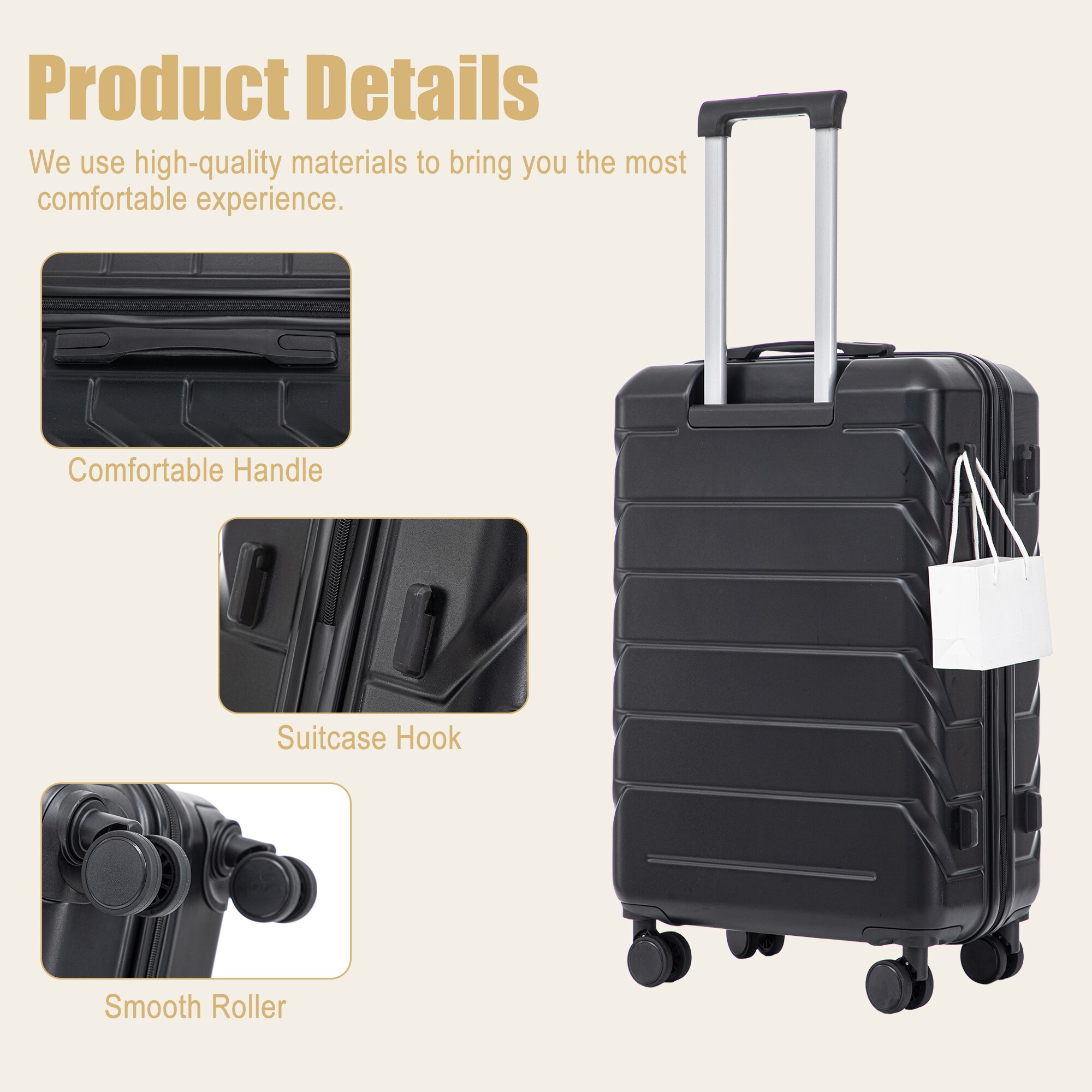 ModernLuxe L3P-W2787P437252 Luggage-And-Luggage-Sets - View #5