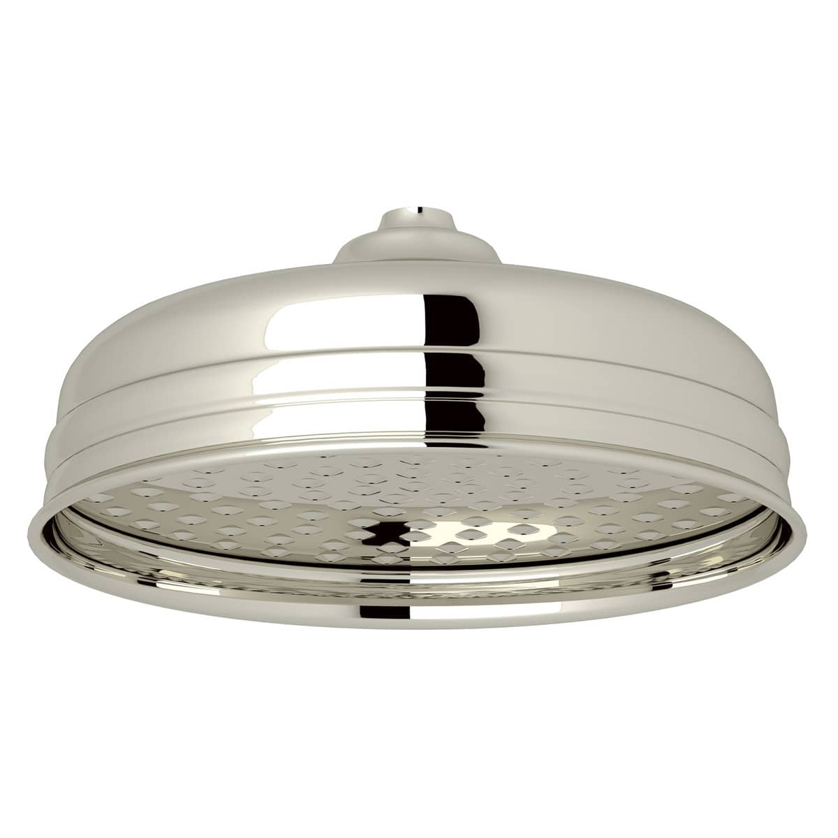 Rohl U.5205PN Perrin and Rowe 8 inch 1.8 GPM Single Function Wall Mount Round Shower Head in Polished Nickel