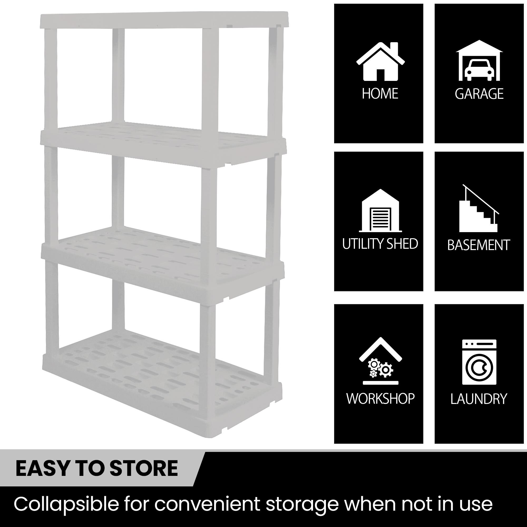 Oskar OK4SL3618W Free-Standing-Shelving - View #6