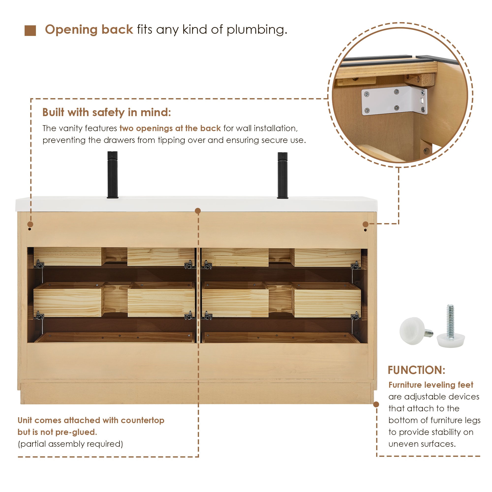 Altair 579060-WO-WH Bath-Vanity-Combo - View #13