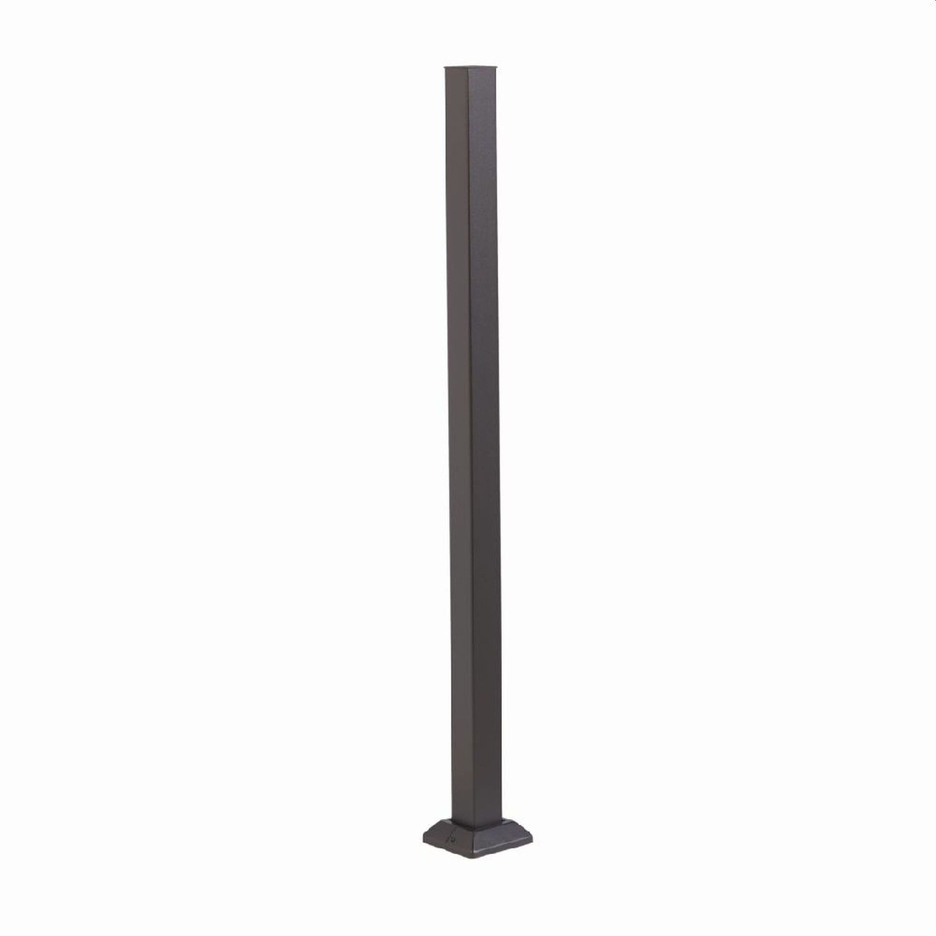 Fortress Building Products Fe26 5.5-in 4-1/2-ft Black Deck Post