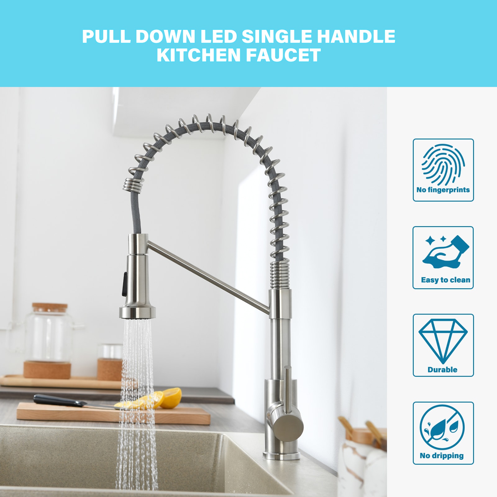 Flynama L-064788 Kitchen-Faucets - View #9