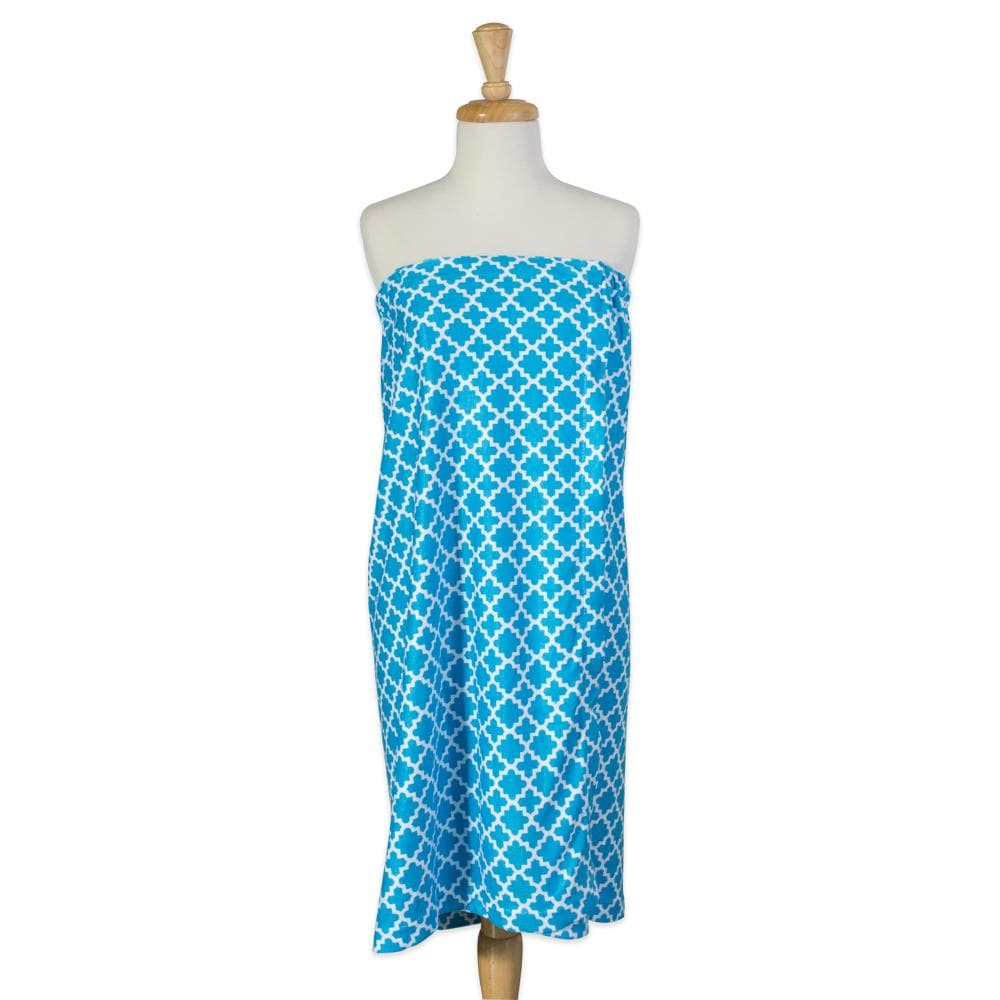 DII CAMZ37039 Blue Egyptian Cotton Bath Towel