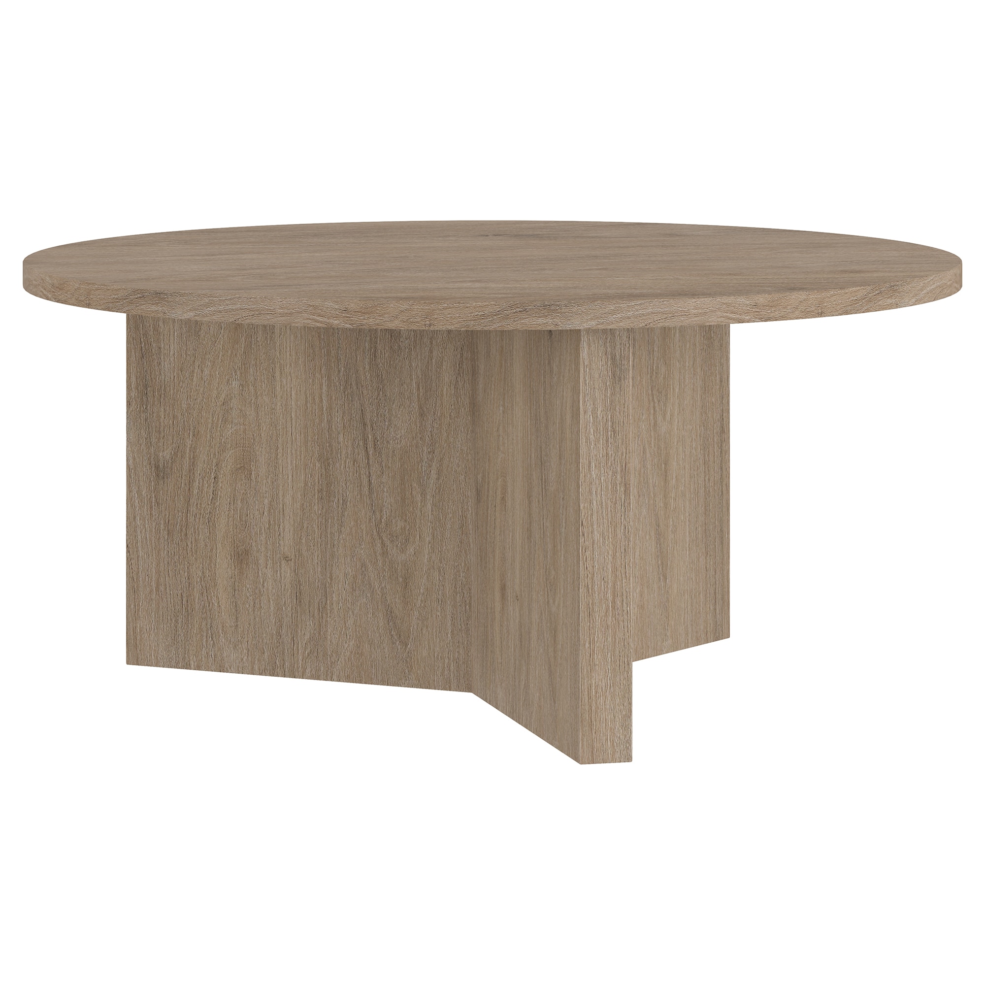 Hailey Home CT2092 Anders Antiqued Gray Oak MDF Scandinavian Coffee Table