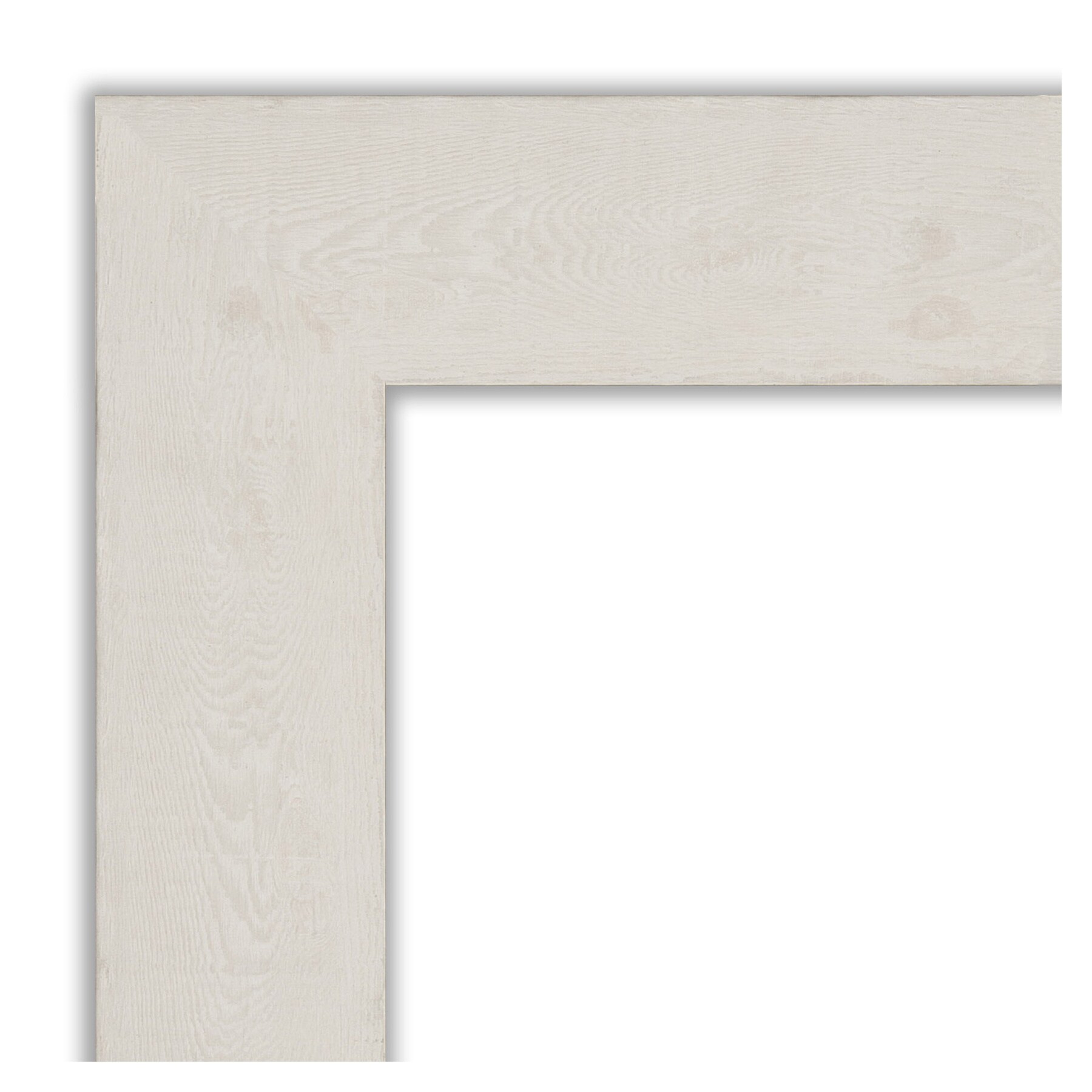 Amanti Art Rustic Plank White Frame Collection 45.38-in x 35.38-in ...